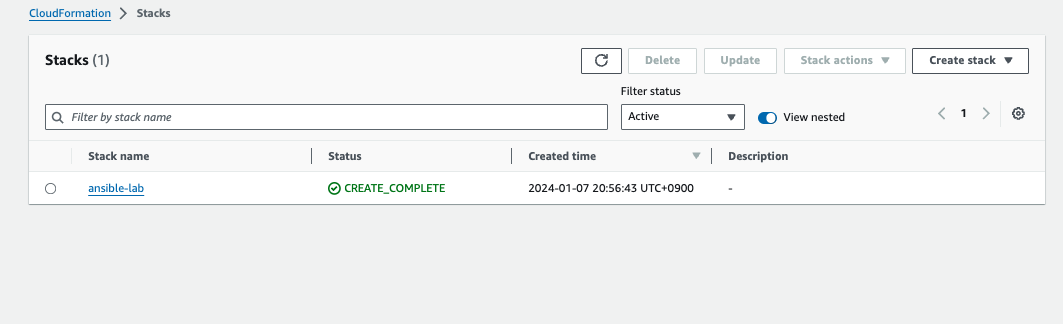 cloudformation stack